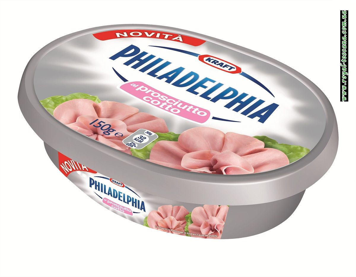 Сыр "Philadelphia" al prosciutto cotto