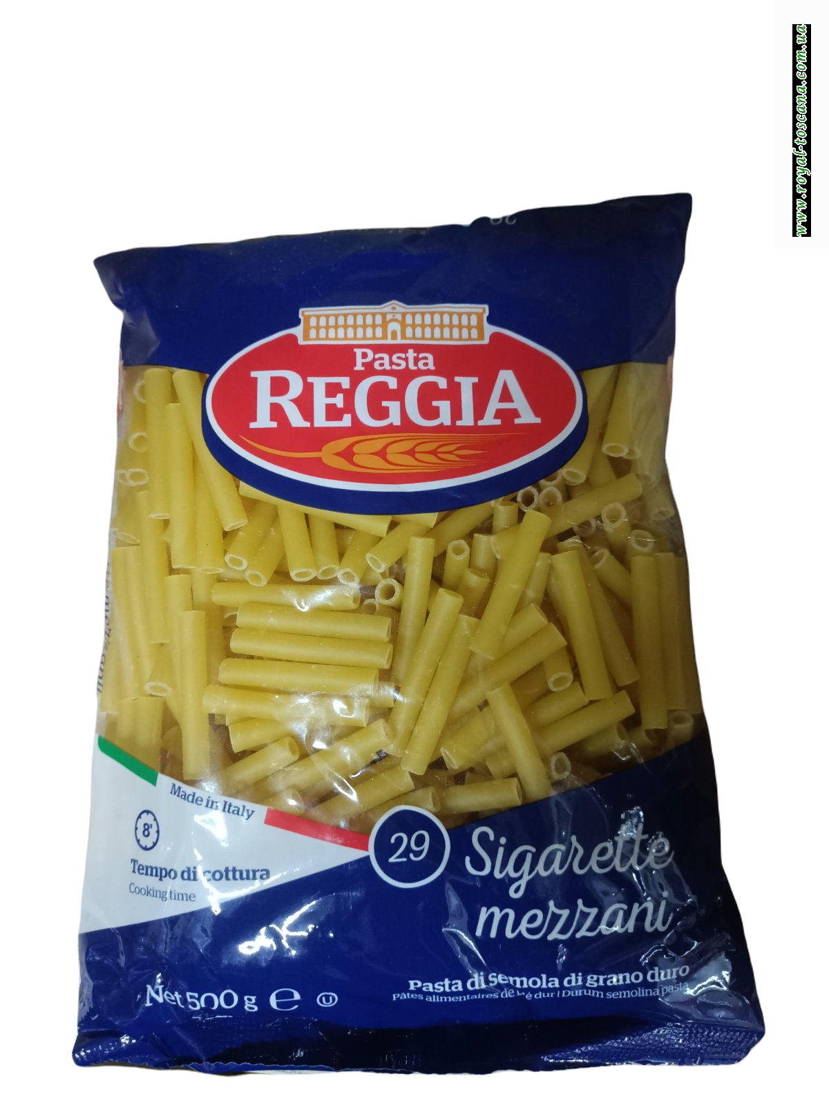 Макарон  pasta Reggia sigarette mezzani