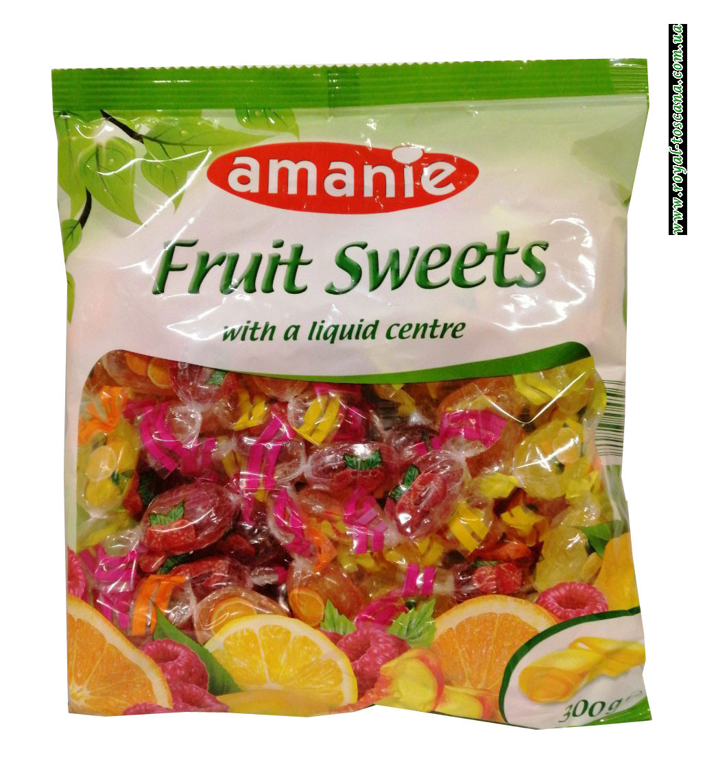 Леденцы фруктовые Amanie Fruit Sweets
