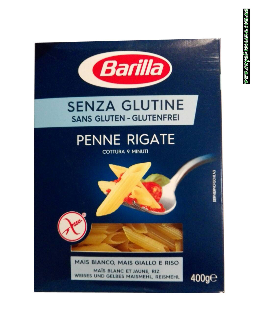 Макароны перья Barilla Senza Glutine Penne Rigate