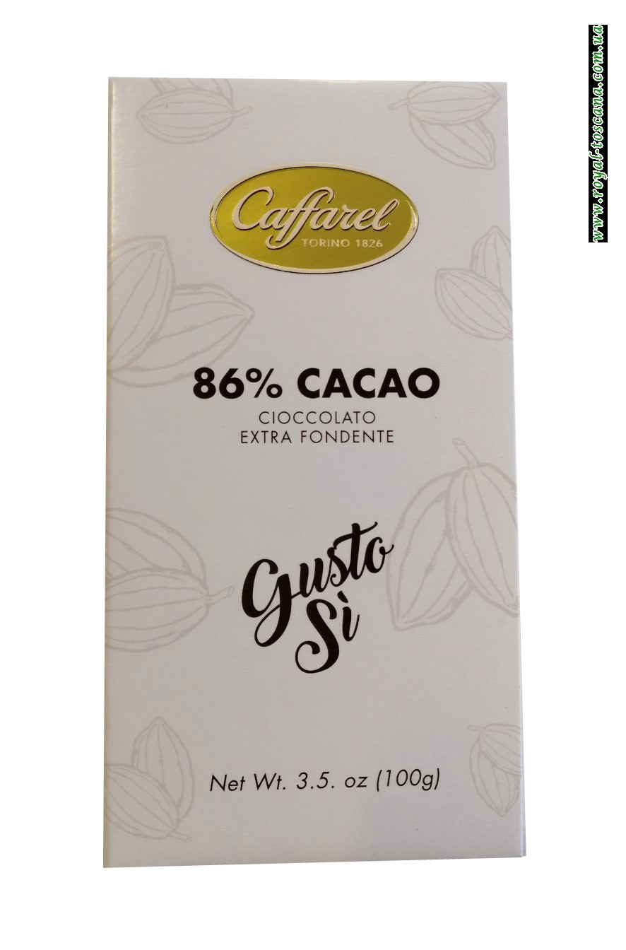 Шоколад черный Catfarel 86% Cacao Gusto Si