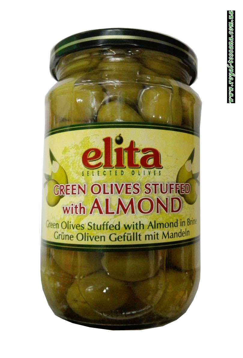 Оливки зеленые с косточкой Elita Green Olives Stuffed
