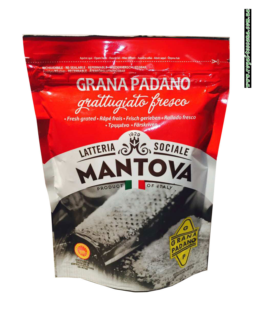 Сыр тертый Mantova Grana Padano