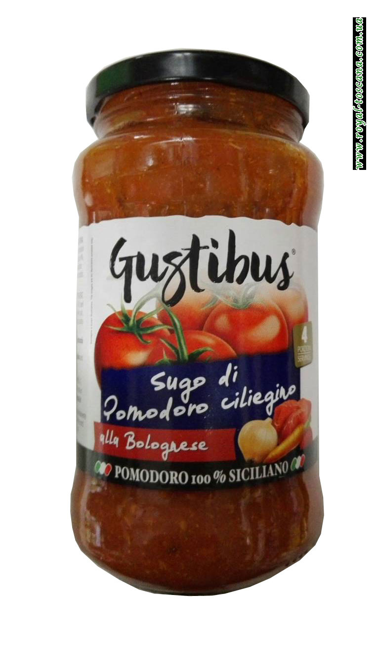 Соус болоньез Gustibus Sugo di Pomodoro Ciliegino alla Bolognese