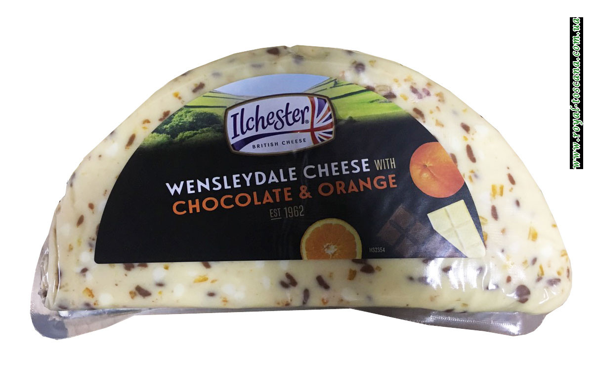 Сыр Ilchester Wensleydale Cheese With Chocolate & Orange