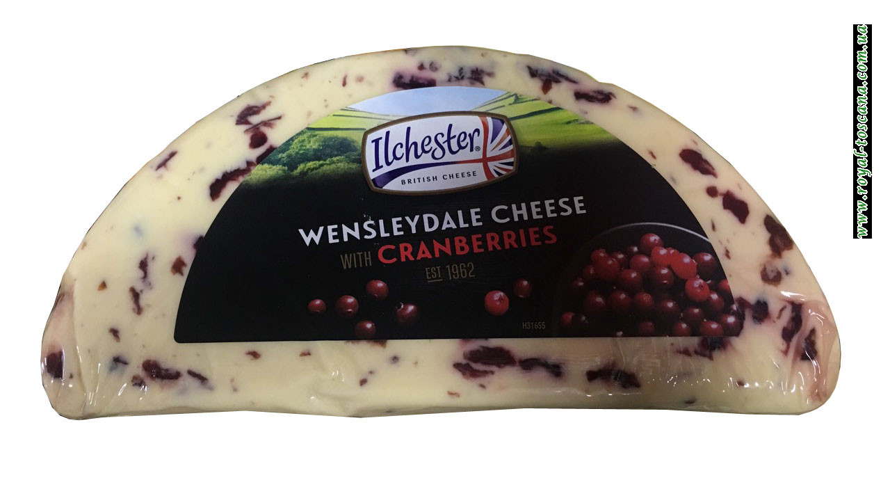 Сыр с клюквой Ilchester Wensleydale Cheese With Cranberries