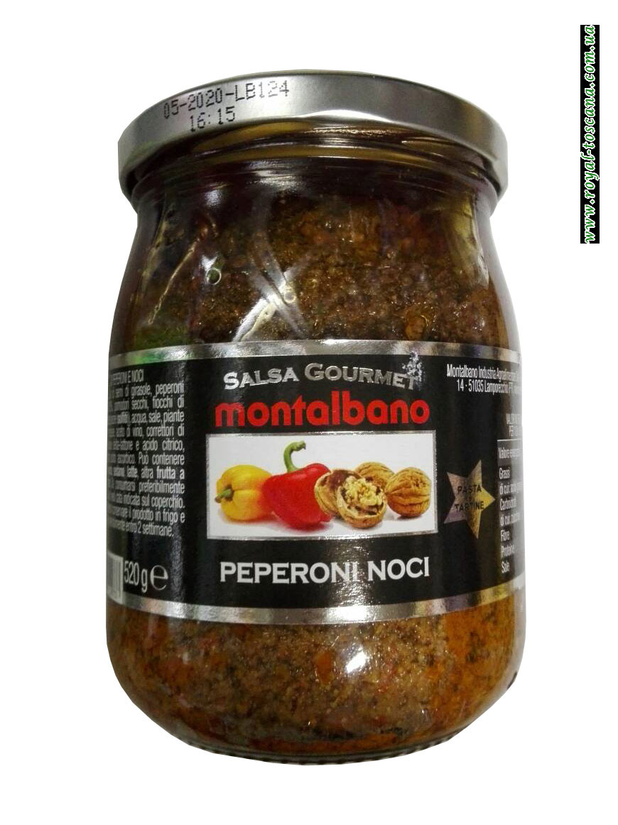 Соус Salsa Gourmet Montalbano Peperoni Noci