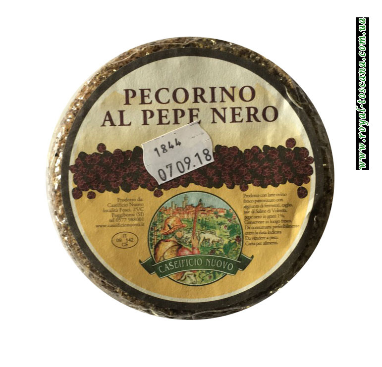 Сыр Caseificio Nuovo Pecorino al Pepe Nero