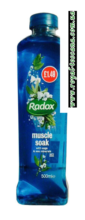Пена для ванны с шалфеем и морскими минералами Radox Muscle Soak