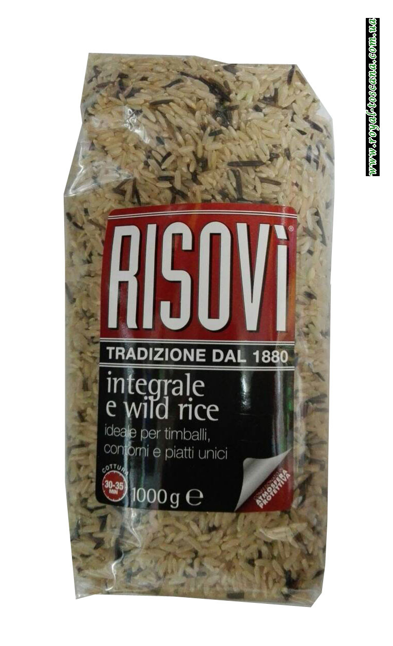 Микс белого и дикого риса Risovi Integrale e Wild Rice
