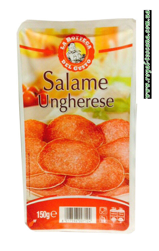 Нарезка венгерской салями Salame Ungherese