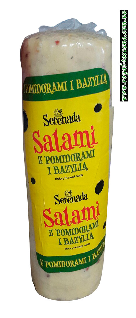 Сыр с помидором и базиликом Serenada Ser Salami z Pomidorami i Bazylia