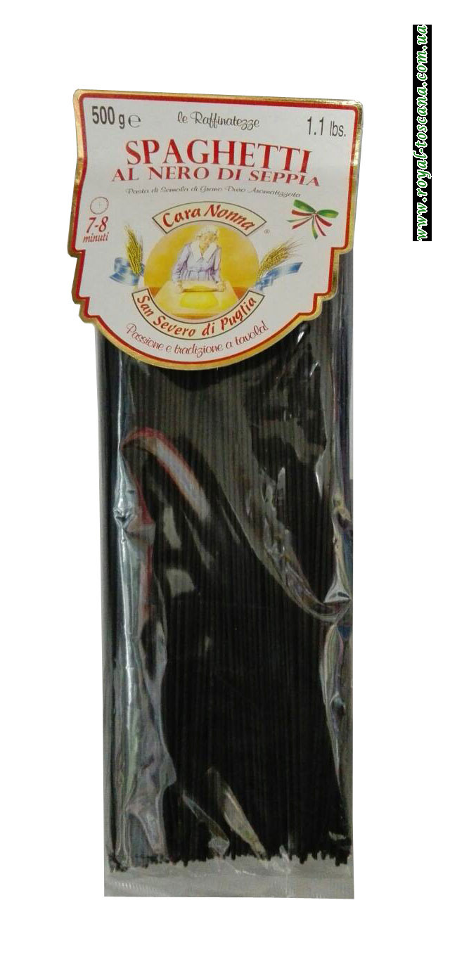 Спагетти  Cara Nonna Spaghetti al Nero di Seppia