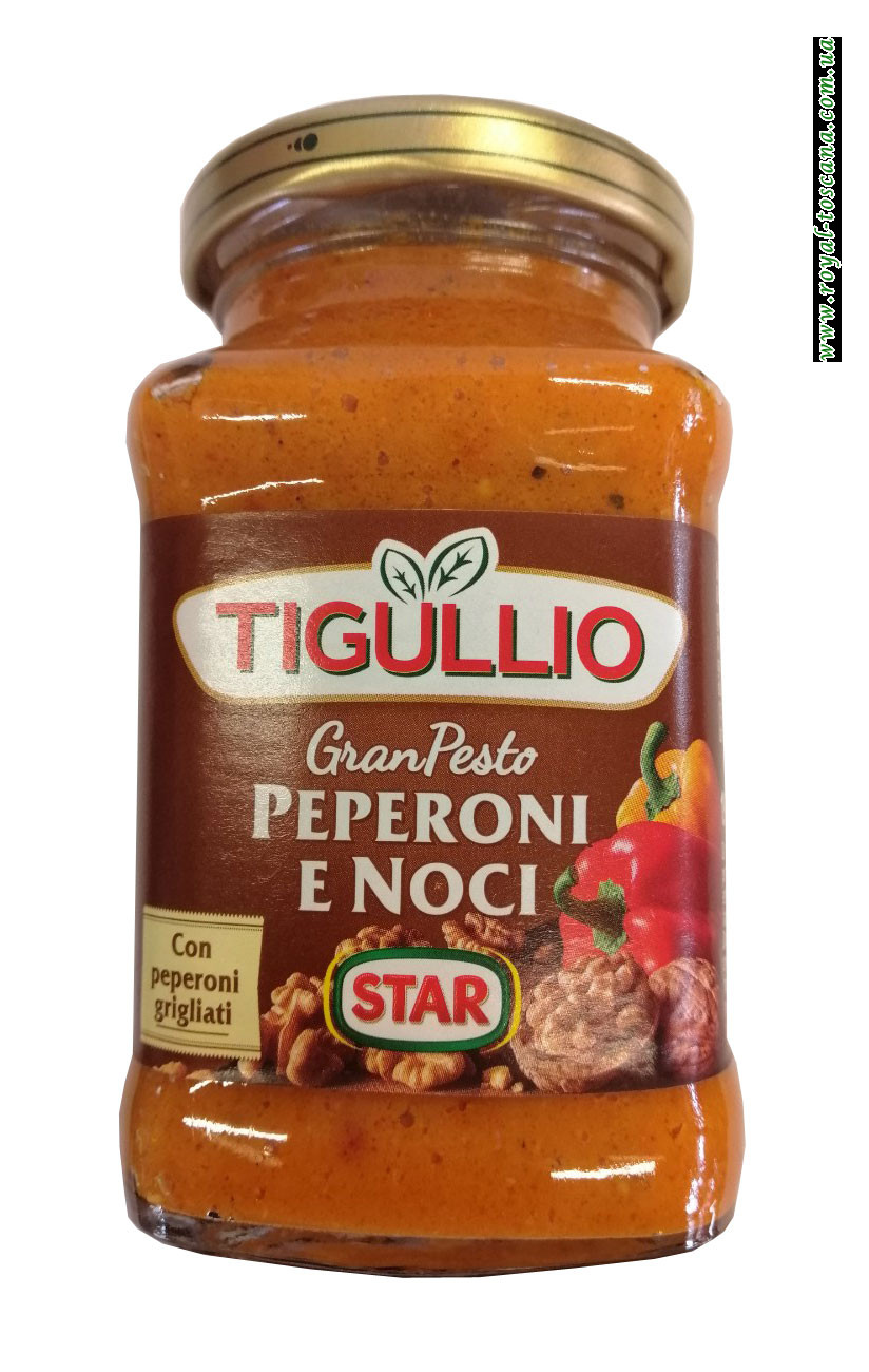 Соус с перцем и орехами Tigullio Peperoni e Noci
