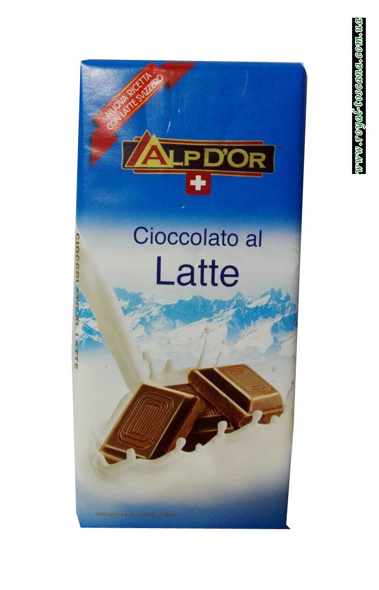 Шоколад молочный AlpDor Cioccolato al Latte