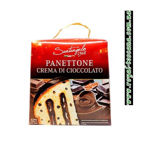Рождественский ПАНЕТТОНЕ SANTANGELO CREMA DI Cioccolato 908Г