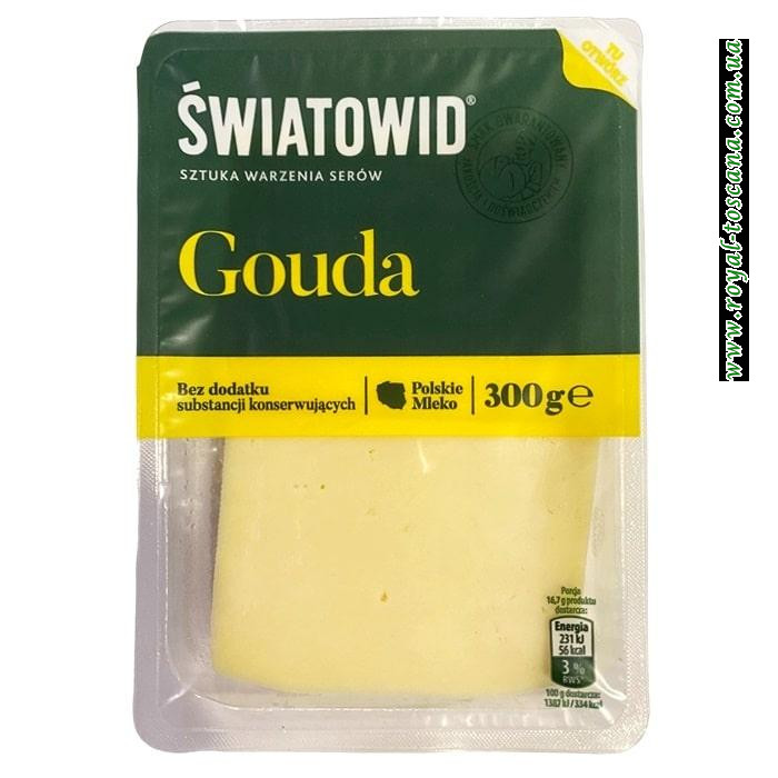 Сир Gouda Swiatowid (нарізаний) 300 г
